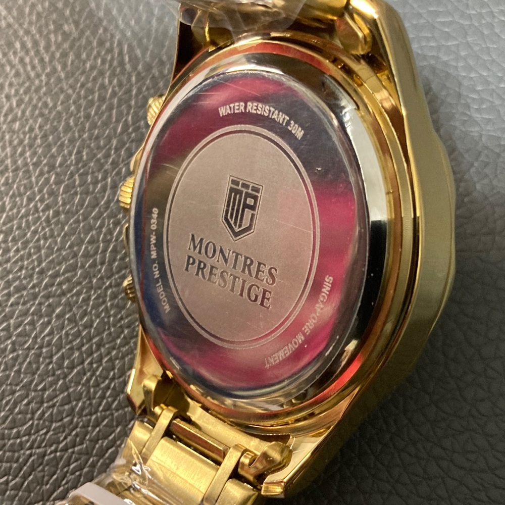 Montres Prestige X Invicta Men's Watch - 44.5mm, Gold (MPW-0340) - Picture 6 of 7